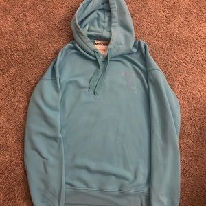 Moschino Light Blue Hoodie Sweatshirt